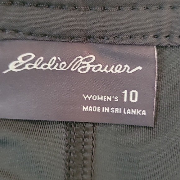 Eddie Bauer gray skort Sz 10 Lined Mini - Picture 5 of 6